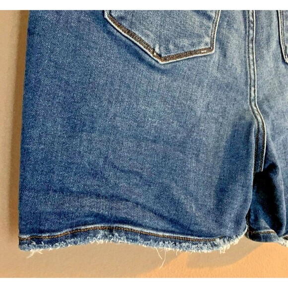Judy Blue Cutoff Denim Shorts Lucas High Rise Womens Size XL - Picture 5 of 13